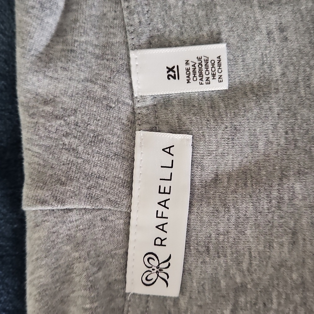 Woman's Rafaella Grey Sweater - Picture 2 of 5